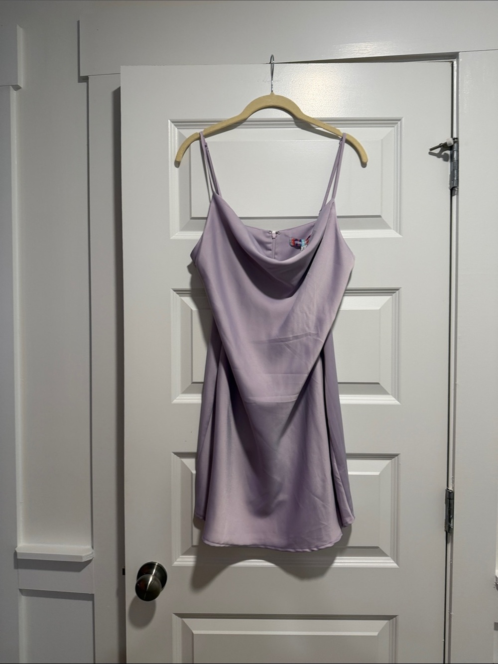 Urban Outfitters Lilac Satin Cowl Neck Camisole